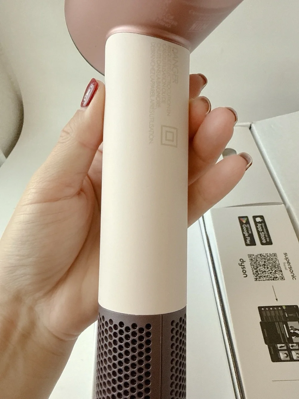 Open box - Dyson Supersonic™ Travel hair dryer (Ceramic pink / Rose gold)
